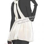 لباس خواب زنانه حریر گلدار MNG
