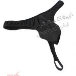 شورت مردانه استرینگ فاق باز مشکی