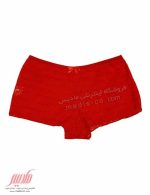 تاپ شورت زنانه تمام دانتل طرح قلب قرمز