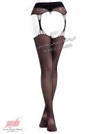 استوک زنانه فاق باز توری زنبوری طرحدار