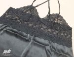 لباس خواب ساتنی کوتاه سایز بزرگ