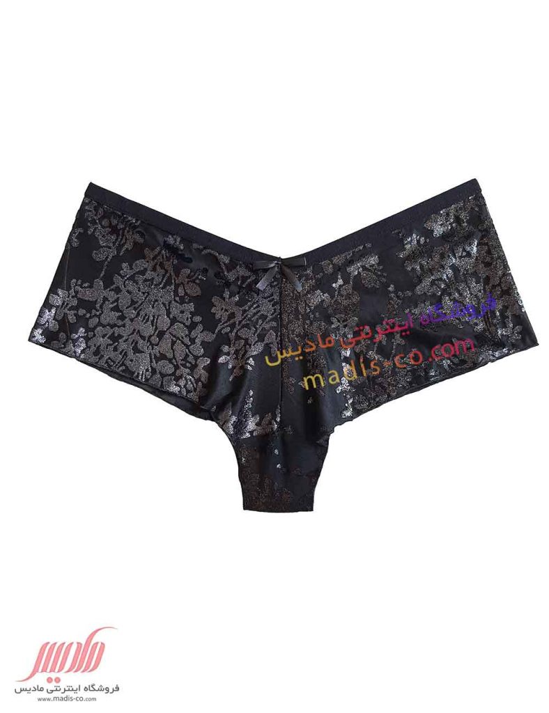 شورت زنانه هیپستر گل برجسته مخمل