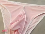 شورت مردانه سوراخدار جلو باز شو صورتی