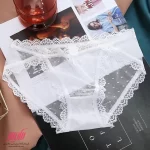 شورت زنانه اسلیپ توری سفید