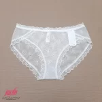 شورت زنانه اسلیپ توری سفید