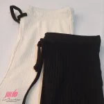 شلوار زنانه نخی راحتی طرح راهدار
