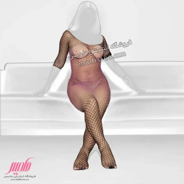 بادی زنانه آبرنگی زنبوری درشت نیم آستین