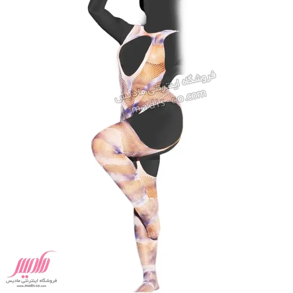 بادی زنانه آبرنگی یکسره جلو باز