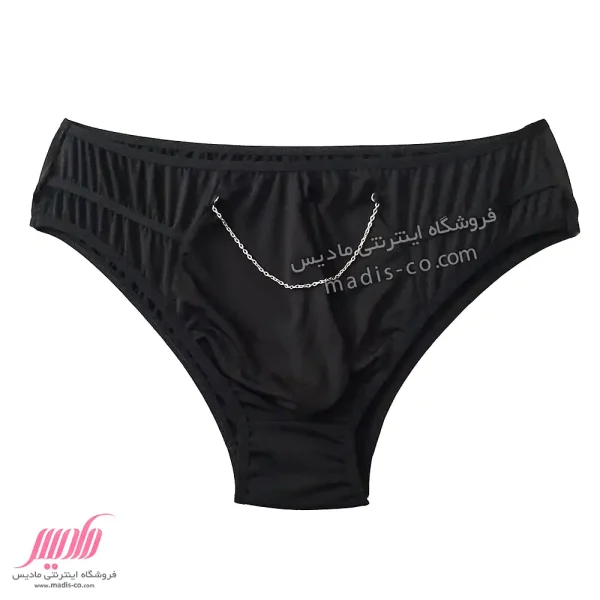شورت مردانه اسلیپ ریون و تور زنجیردار