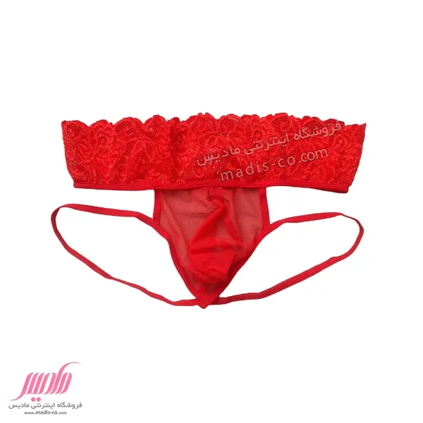 شورت مردانه استرینگ کمر دانتل پهن