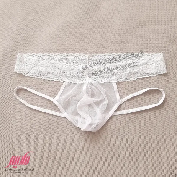 شورت مردانه استرینگ کمر دانتل پهن