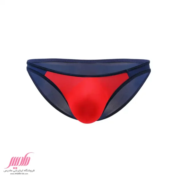 شورت مردانه اسلیپ جلو طرح دار رنگی