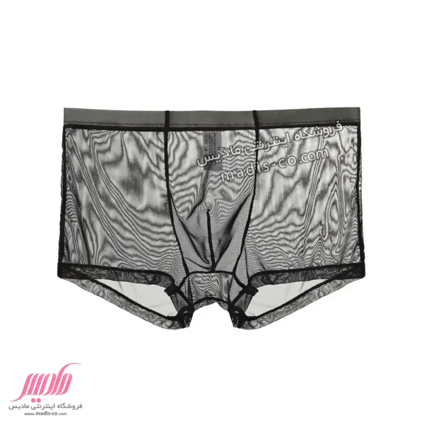 شورت مردانه نیم پا تمام تور شیشه ای
