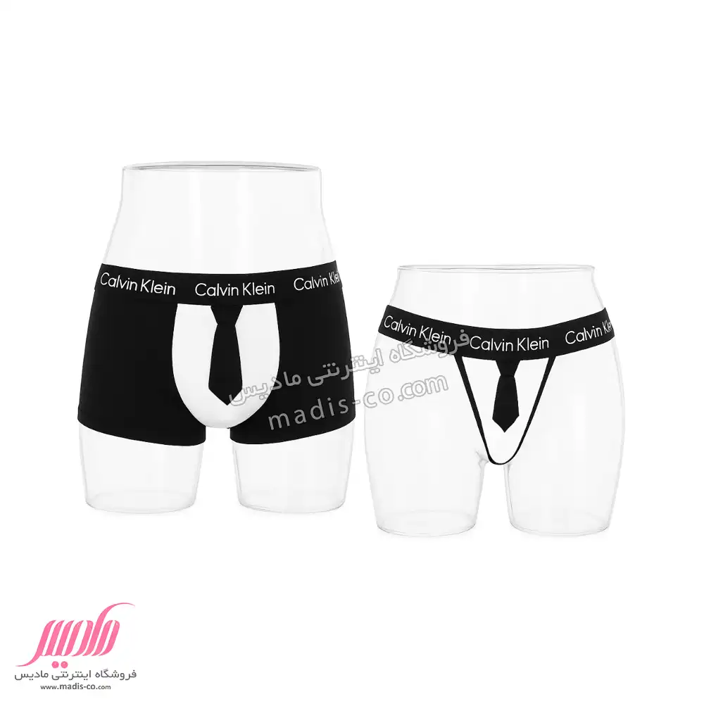 ست شورت زنانه و مردانه کراواتی