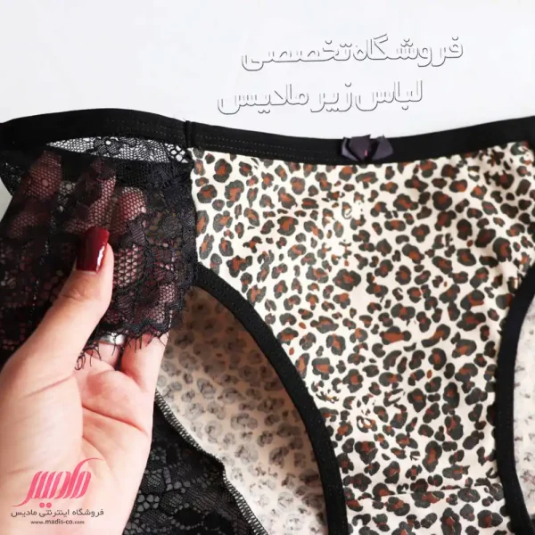 شورت زنانه اسلیپ پلنگی