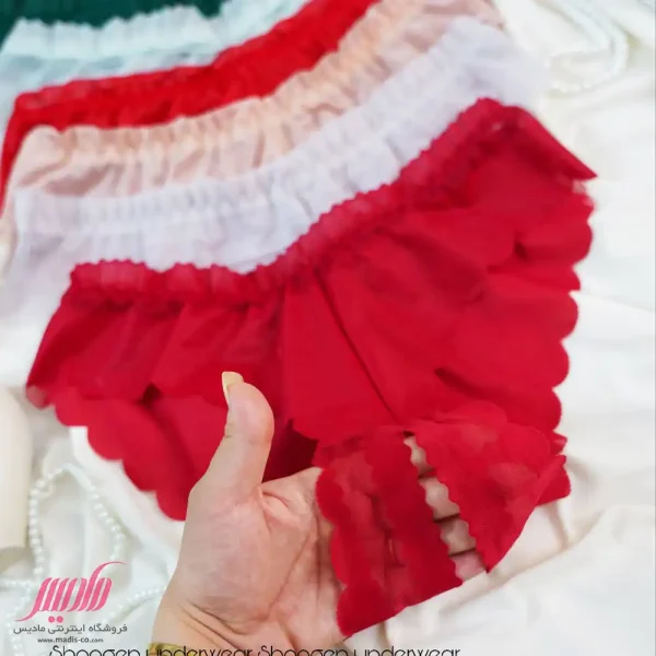 شورت زنانه حریر فاق باز شوگن