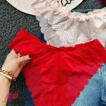 شورت زنانه حریر فاق باز شوگن