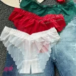 شورت زنانه حریر فاق باز شوگن