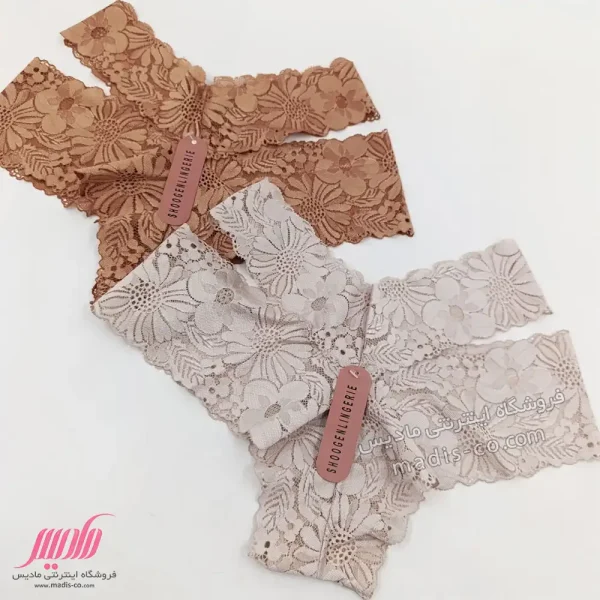 شورت زنانه دانتل هیپستر شوگن بغل باز