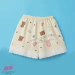 شورتک زنانه نخی عروسکی طرح خرسی
