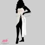 لباس خواب زنانه بلند چاکدار شهره