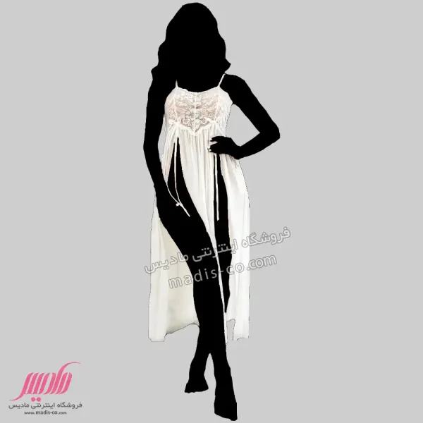 لباس خواب زنانه بلند چاکدار شهره
