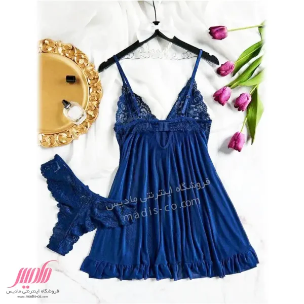 لباس خواب زنانه کوتاه جلوباز