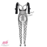 بادی زنانه جلو باز طرح دکلته آستین دار