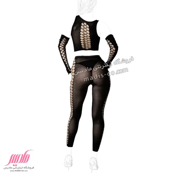 بادی زنانه چند تیکه آستین دار انگشتی