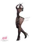 بادی زنانه یکسره زنبوری طرح پلنگی