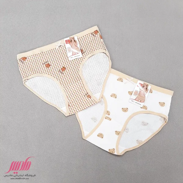 پک دوتایی شورت زنانه اسلیپ نخی عروسکی