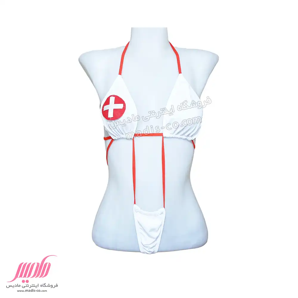 سرهمی کاستوم پرستاری زنانه با مچبند سرهمی کاستوم پرستاری زنانه با مچبند