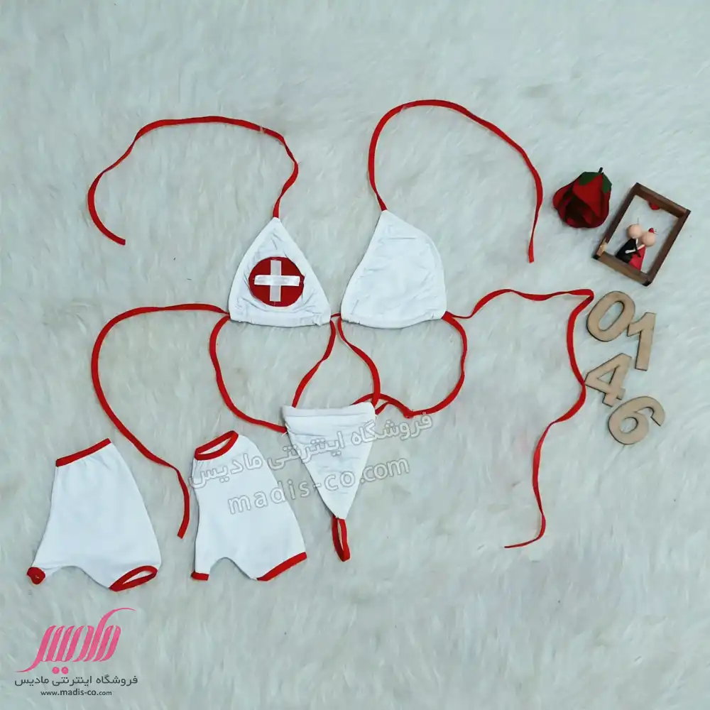 سرهمی کاستوم پرستاری زنانه با مچبند