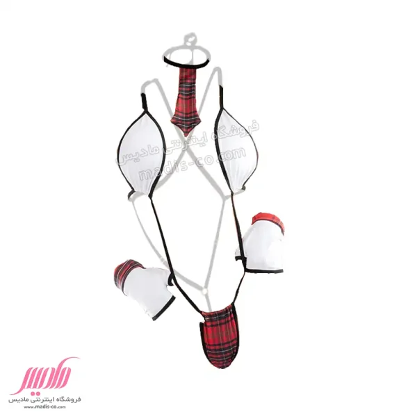 ست کاستوم فانتزی زنانه با کراوات