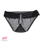 شورت مردانه جلوباز تور و دانتل