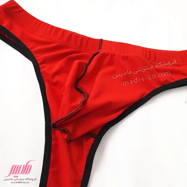 شورت مردانه استرینگ جلو طرح دار