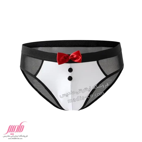 شورت مردانه اسلیپ طرح خدمتکار پشت تور