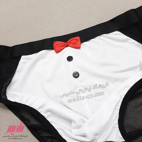 شورت مردانه اسلیپ طرح خدمتکار پشت تور