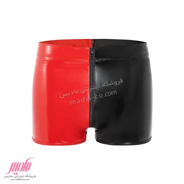 شورت مردانه نیم پا زیپ دار دو رنگ