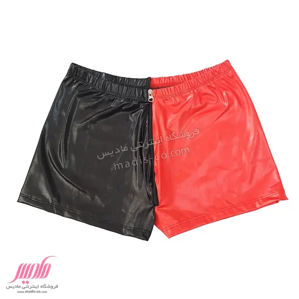 شورت مردانه نیم پا زیپ دار دو رنگ
