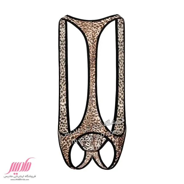 سرهمی فانتزی مردانه پشت باز پلنگی