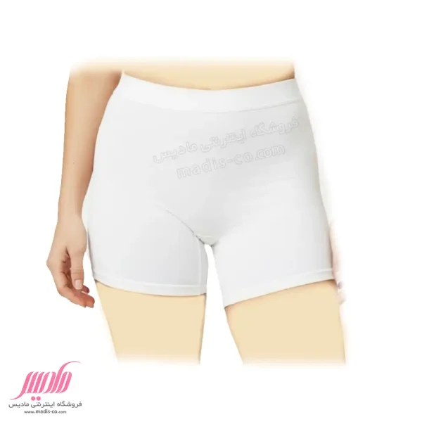 شورت زنانه نخی پادار فیتن