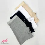 شورت زنانه نخی پادار فیتن