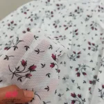 لباس خواب زنانه کوتاه جلوباز گلدار