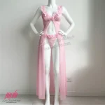 لباس خواب زنانه بلند جلو باز کلرن