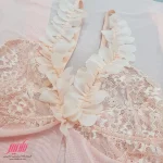 لباس خواب زنانه بلند جلو باز کلرن