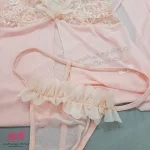 لباس خواب زنانه بلند جلو باز کلرن