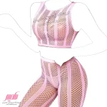 بادی زنانه نیم تنه و ساق شلواری راهدار