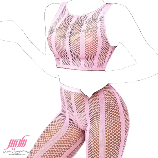 بادی زنانه نیم تنه و ساق شلواری راهدار