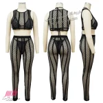 بادی زنانه نیم تنه و ساق شلواری راهدار